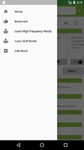 WordNinja - GRE words with mne screenshot 1