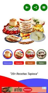 35+ Receitas - Tapioca screenshot 1