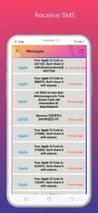 Virtual Number Receive SMS screenshot 4