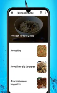 Recetas de Arroz screenshot 2