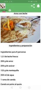 RECETAS de postres screenshot 2
