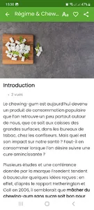 Régime Chewing-gum & Recettes screenshot 2