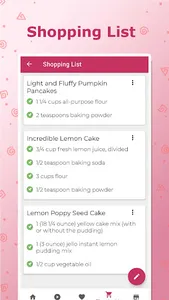 Cake recipes screenshot 5