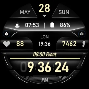 RE 03 - Digital Watch Face screenshot 11