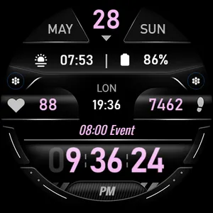 RE 03 - Digital Watch Face screenshot 12