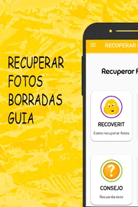Recuperar Fotos Borradas Guía screenshot 0