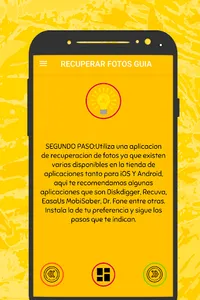 Recuperar Fotos Borradas Guía screenshot 3