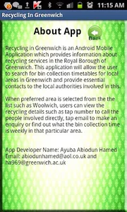 Recycling In Greenwich screenshot 1