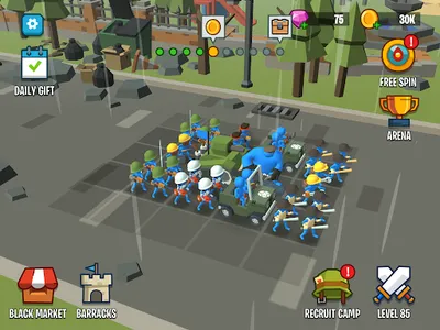 Stick Army: World War Strategy screenshot 13