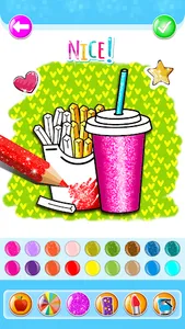 Food Coloring Game - Learn Col screenshot 1