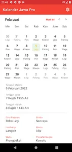 Kalender Jawa Asapon Pro screenshot 1