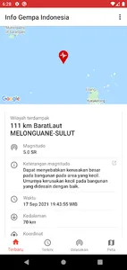 Info Gempa Terbaru Indonesia screenshot 0