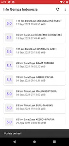 Info Gempa Terbaru Indonesia screenshot 1