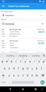 Kode Pos Indonesia Offline screenshot 0