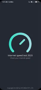 INTERNET SPEED TEST 2020 screenshot 0