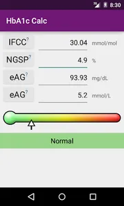 HbA1c Calc screenshot 0