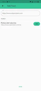 Feed Reader screenshot 1