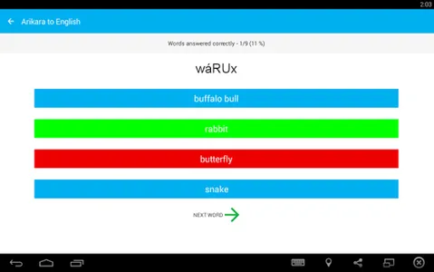 Arikara Vocab Builder screenshot 17