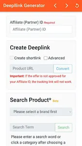 Deeplink Generator screenshot 0