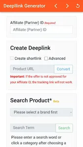 Deeplink Generator screenshot 3