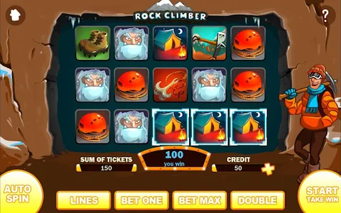 Rock Climber Virtual Slot screenshot 1