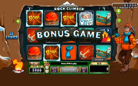 Rock Climber Virtual Slot screenshot 6