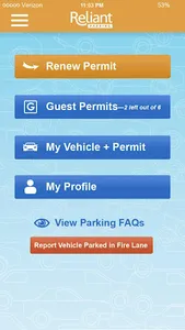 Reliant Parking - Resident screenshot 1