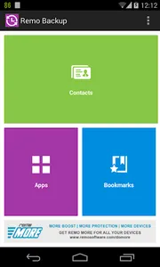 Remo Contacts Backup screenshot 0
