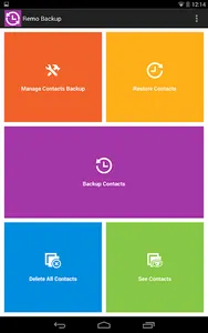 Remo Contacts Backup screenshot 5