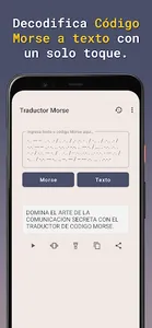 Traductor de Código Morse screenshot 1