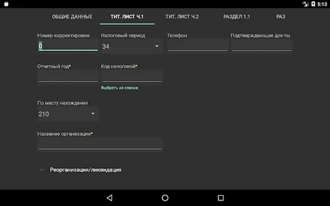 Декларация УСН screenshot 3