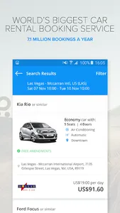 Rentalcars.com Car Rental App screenshot 3