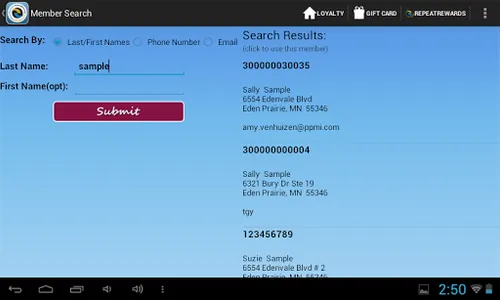 RepeatRewards EZLink screenshot 4