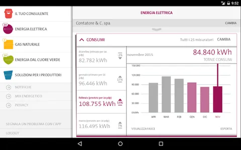 ECTA - Energia che ti app screenshot 9