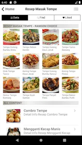 Resep Olahan Tempe Lezat screenshot 1