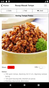 Resep Olahan Tempe Lezat screenshot 9