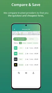 hoppa: Compare Rides and Taxis screenshot 1