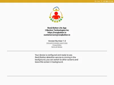 ResQ Button Lite App screenshot 2