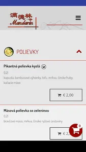 Čínska reštaurácia Mandarín screenshot 0