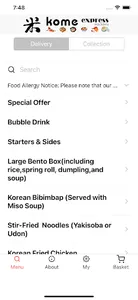 Kome Express Hackney screenshot 1