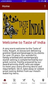 Taste of India screenshot 1