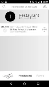 Restaurant l'un des sens screenshot 1