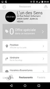 Restaurant l'un des sens screenshot 4