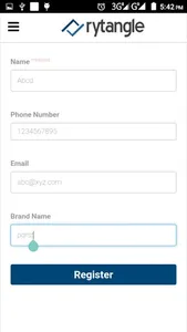 Malls Retailer Feedback App screenshot 1