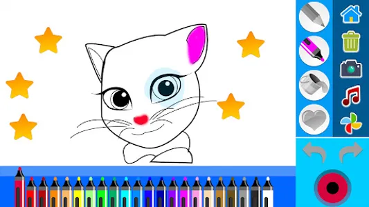 My Angela : Talking Coloring screenshot 0