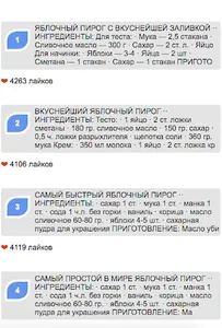 Рецепт яблочного пирога screenshot 0