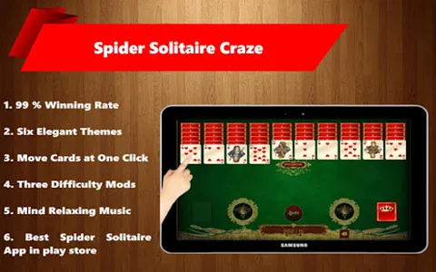 Spider Solitaire Craze screenshot 4