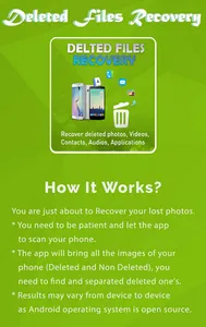 Deleted Photos Recovery screenshot 1