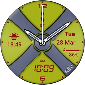 REV006 X ENG Hybrid Watch Face screenshot 13