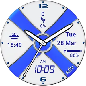 REV006 X ENG Hybrid Watch Face screenshot 3